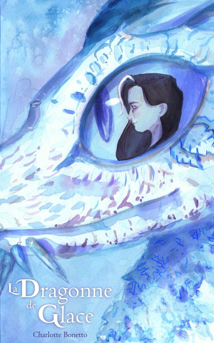 Couverture du livre « La dragonne de glace » de Charlotte Bonetto, librairie Les Contes Infusés à Corte