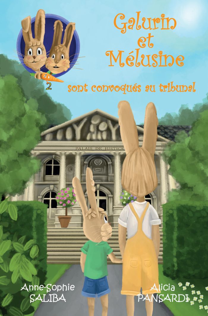 Couverture du livre « Galurin et Mélusine sont convoqués au tribunal » de Anne-Sophie Saliba, librairie Les Contes Infusés à Corte
