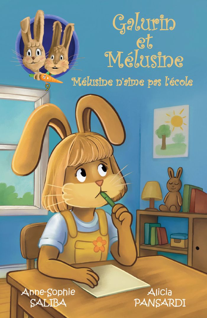 Couverture du livre « Mélusine n'aime pas l'école », librairie Les Contes Infusés à Corte