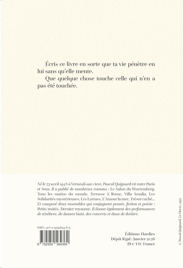 Quatrième de couverture de « Il n'y a pas de place pour la mort : roman »