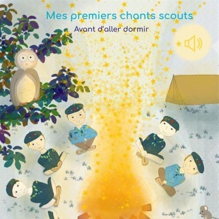 Couverture du livre « Mes premiers chants scouts : avant d'aller dormir » de Collectif, librairie Les Contes Infusés à Corte