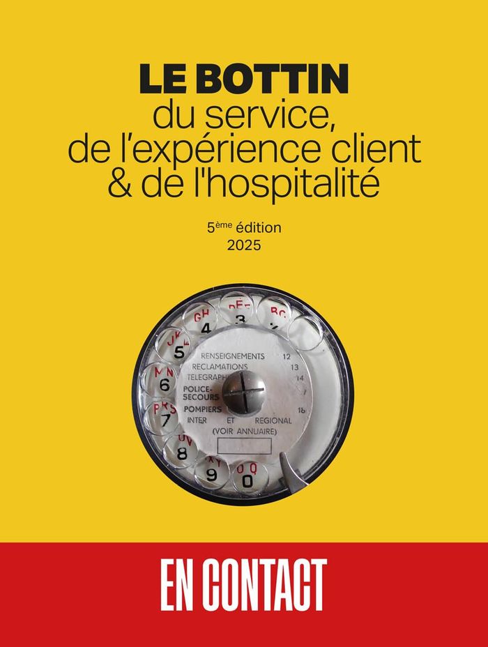 Couverture du livre « LE BOTTIN DU SERVICE, DE L'EXPERIENCE CLIENT ET DE L'HOSPITALITE » de En-Contact, librairie Les Contes Infusés à Corte