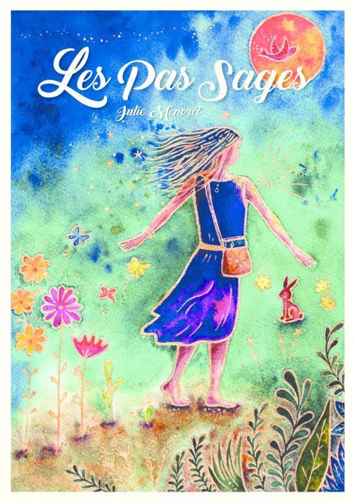 Couverture du livre « Les pas sages » de Julie Ménoret, librairie Les Contes Infusés à Corte