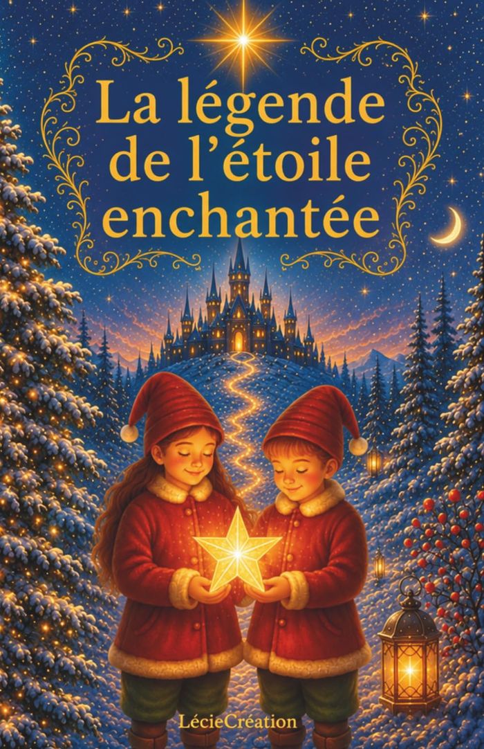Couverture du livre « La légende de l'étoile enchantée » de Lécie, librairie Les Contes Infusés à Corte