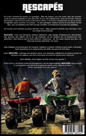 Quatrième de couverture de « Rescapés »