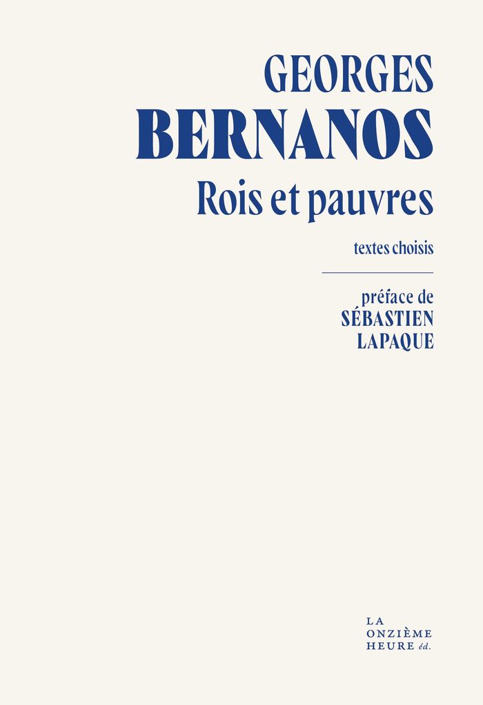 Couverture du livre « Rois et pauvres : Noël à la maison de France et autres titres prophétiques » de Georges Bernanos, librairie Les Contes Infusés à Corte