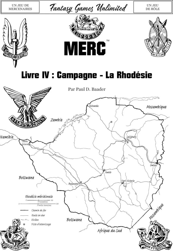 Couverture du livre « MERC LIVRE IV - CAMPAGNE - LA RHODESIE (1965-1980) » de Baader/meehan, librairie Les Contes Infusés à Corte