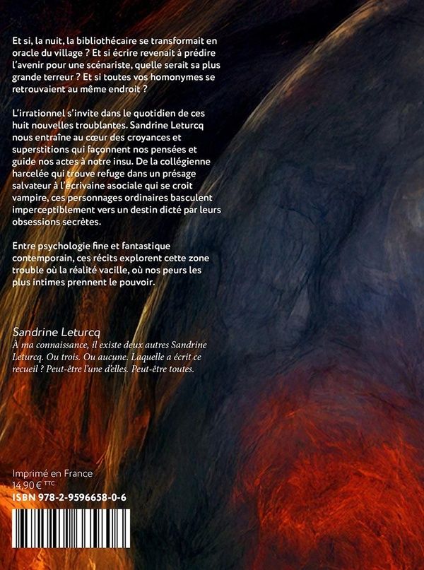 Quatrième de couverture de « Rouge sang »