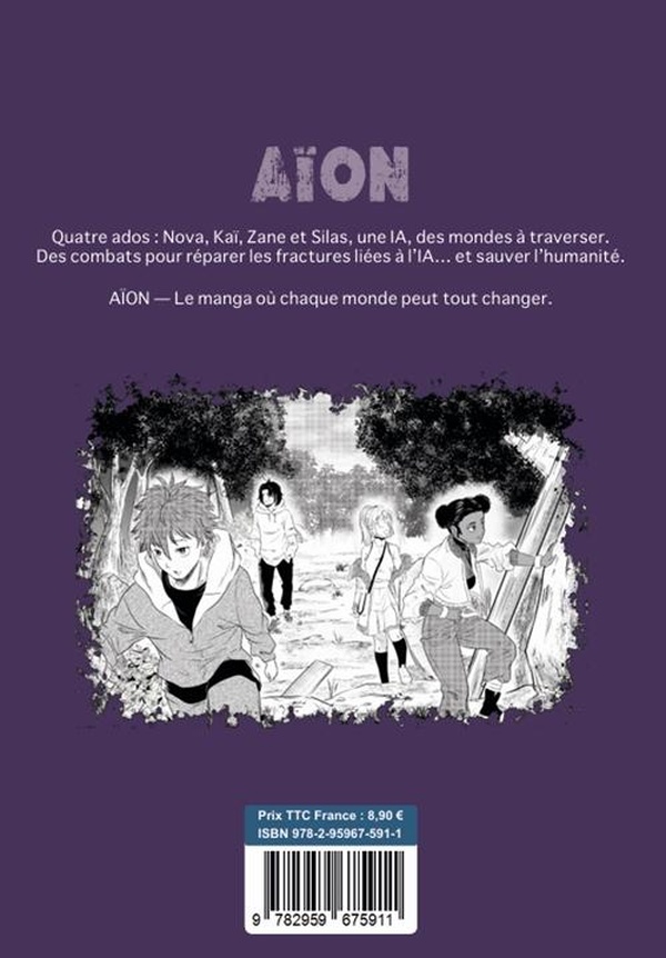 Quatrième de couverture de « Aïon »