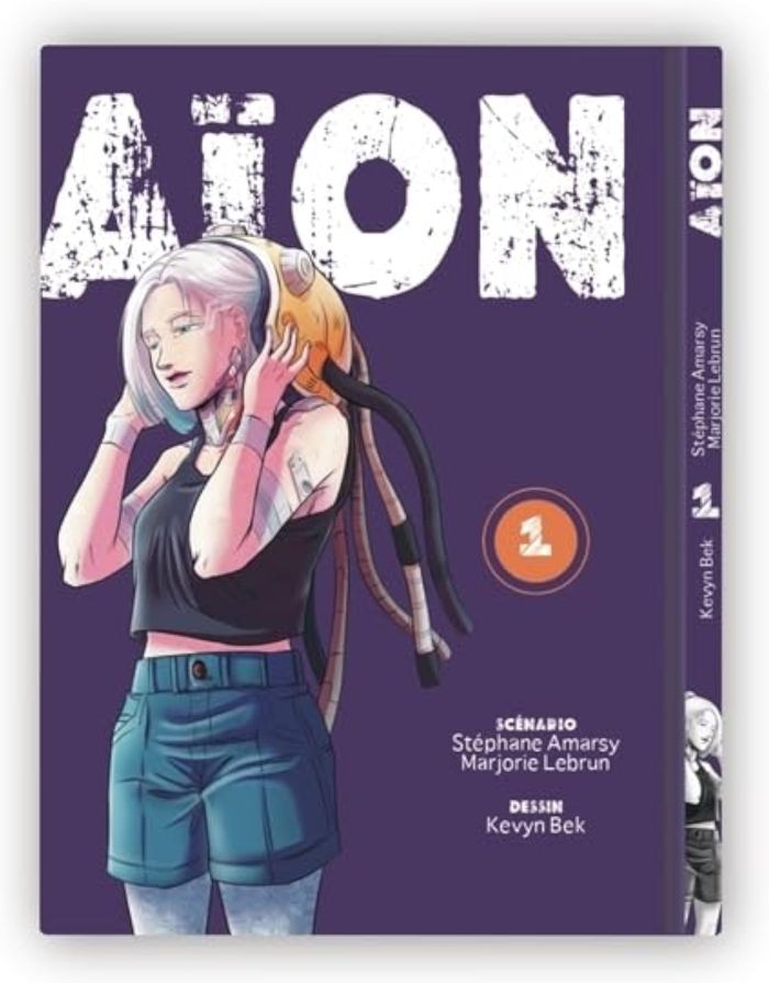 Couverture du livre « Aïon » de Stéphane Amarsy, librairie Les Contes Infusés à Corte