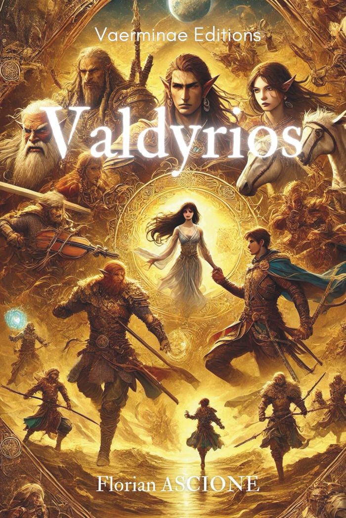 Couverture du livre « Valdyrios » de Florian Ascione, librairie Les Contes Infusés à Corte