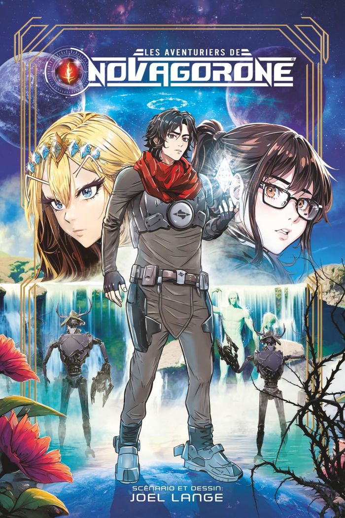 Couverture du livre « Les aventuriers de Novagorone » de Joël Lange, librairie Les Contes Infusés à Corte