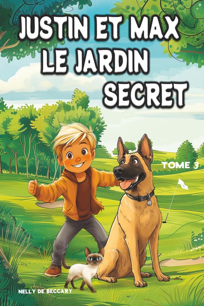 Couverture du livre « Le jardin secret » de Nelly de Beccary, librairie Les Contes Infusés à Corte