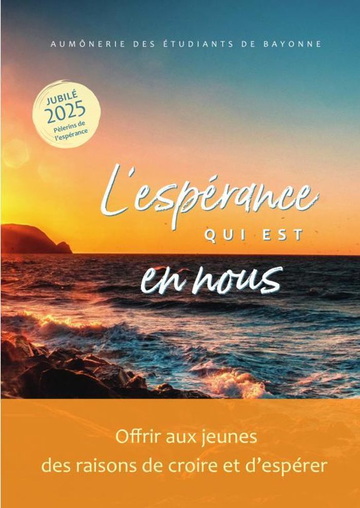Couverture du livre « L'ESPERANCE QUI EST EN NOUS », librairie Les Contes Infusés à Corte