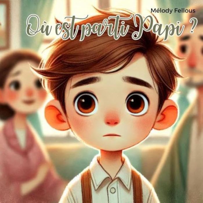Couverture du livre « OU EST PARTI PAPI? », librairie Les Contes Infusés à Corte