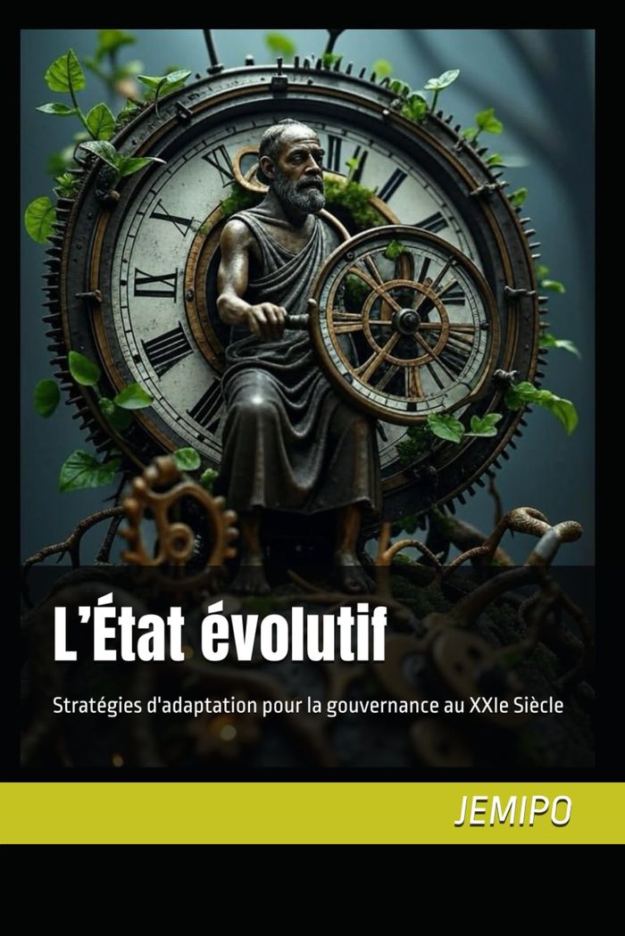 Couverture du livre « L'état évolutif : stratégies d'adaptation pour la gouvernance au XXIe Siècle » de Jemipo, librairie Les Contes Infusés à Corte