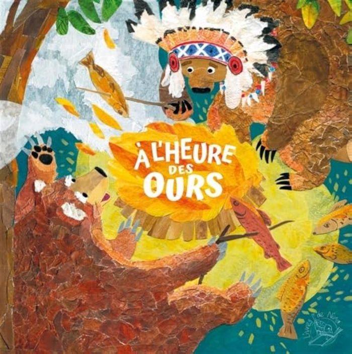 Couverture du livre « À l'heure de l'ours » de Stéphanie Leigniel, librairie Les Contes Infusés à Corte