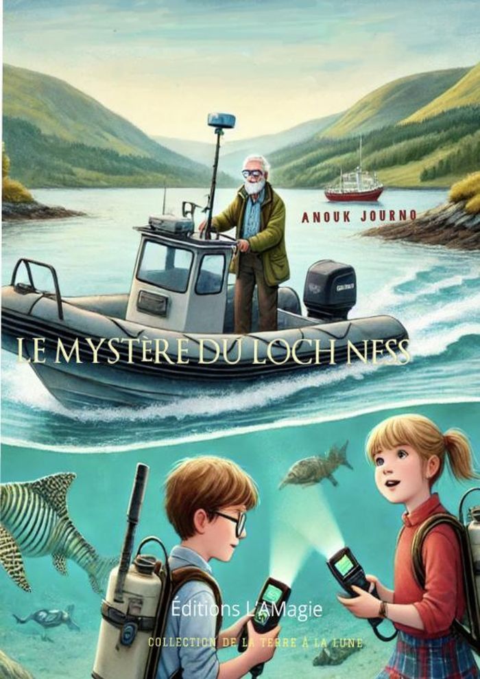 Couverture du livre « Le mystère du monstre du Loch Ness », librairie Les Contes Infusés à Corte