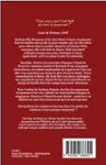 Quatrième de couverture de « Une fille d'honneur et d'ombre »