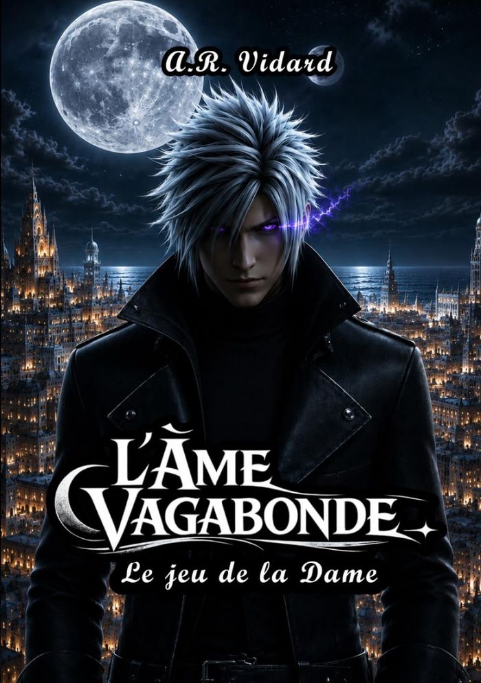 Couverture du livre « L'âme vagabonde : le jeu de la dame » de A.R. Vidard, librairie Les Contes Infusés à Corte