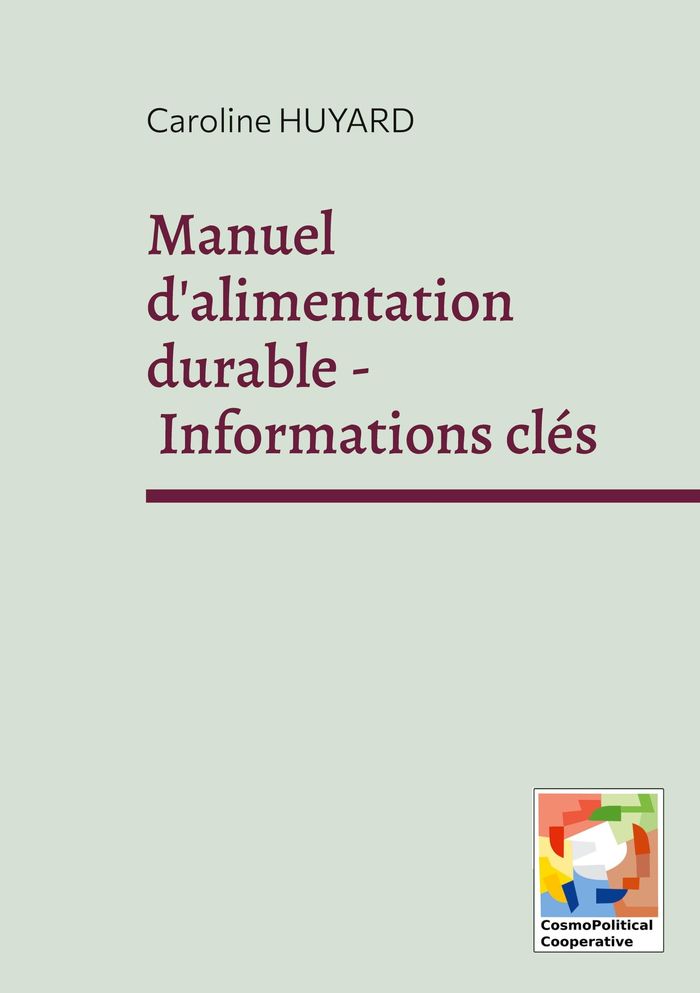 Couverture du livre « Alimentation durable » de Caroline Huyard, librairie Les Contes Infusés à Corte