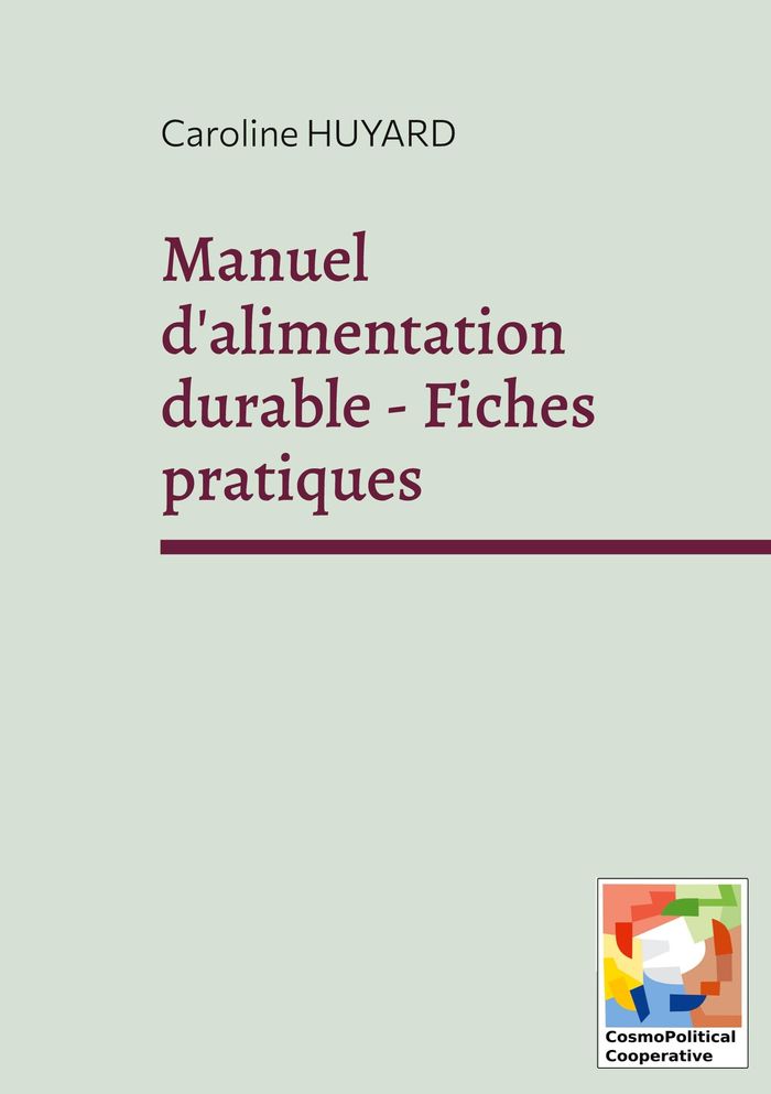 Couverture du livre « Alimentation durable » de Caroline Huyard, librairie Les Contes Infusés à Corte