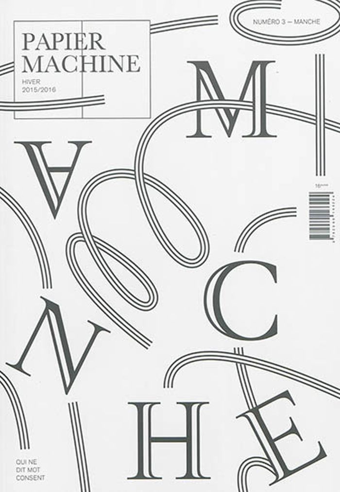 Couverture du livre « PAPIER MACHINE, N 3. MANCHE » de Valentine Bonomo, librairie Les Contes Infusés à Corte