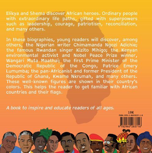 Quatrième de couverture de « AFRICAN HEROES »