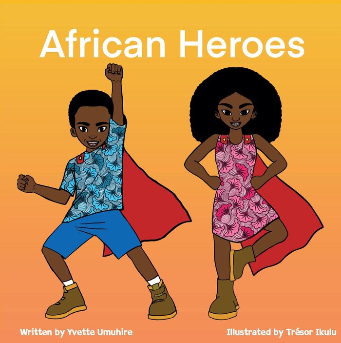 Couverture du livre « AFRICAN HEROES », librairie Les Contes Infusés à Corte