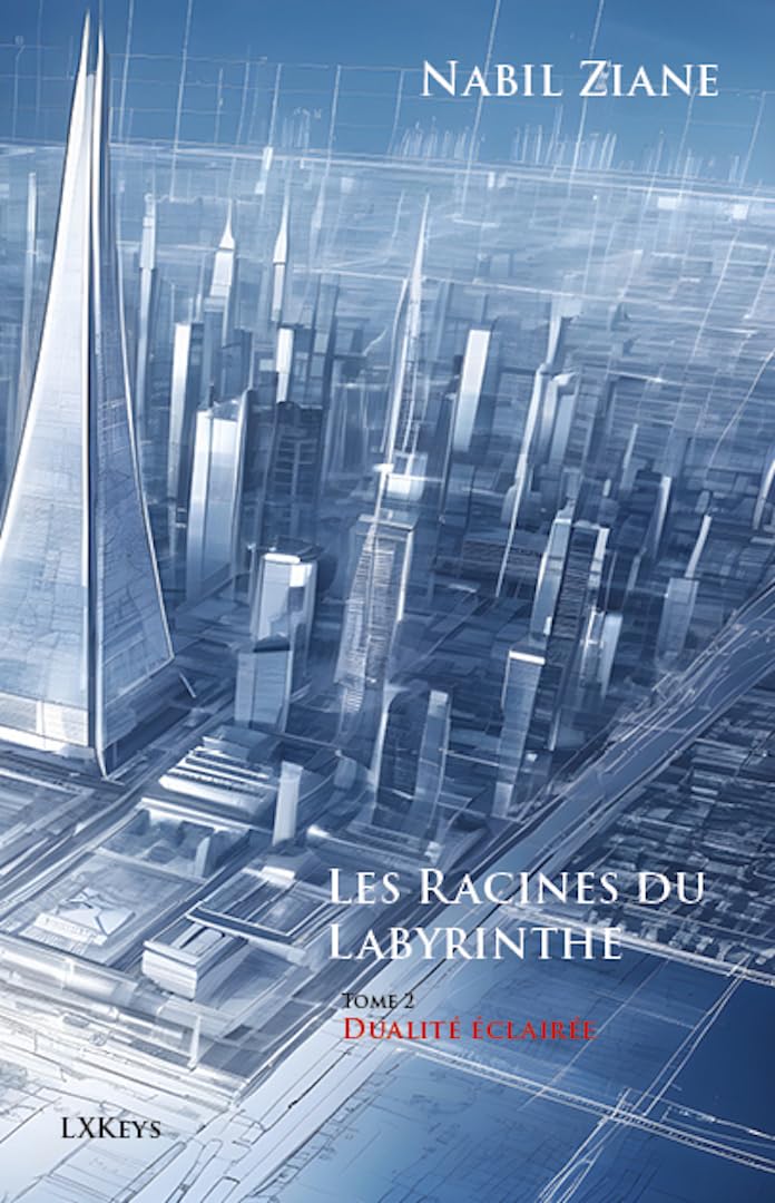 Couverture du livre « LES RACINES DU LABYRINTHE TOME 2 DUALITE ECLAIREE », librairie Les Contes Infusés à Corte