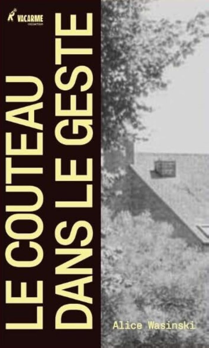 Couverture du livre « Le couteau dans le geste », librairie Les Contes Infusés à Corte