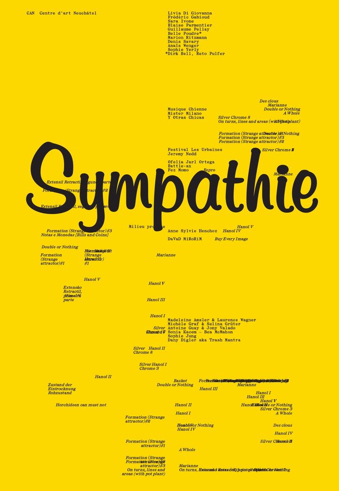 Couverture du livre « SYMPATHIE » de Jung/jakob/linder, librairie Les Contes Infusés à Corte