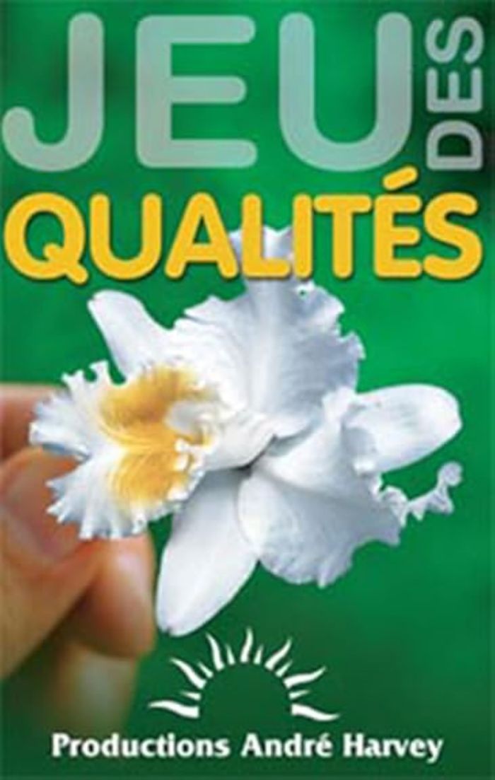 Couverture du livre « JEU DES QUALITES » de Andre Harvey, librairie Les Contes Infusés à Corte