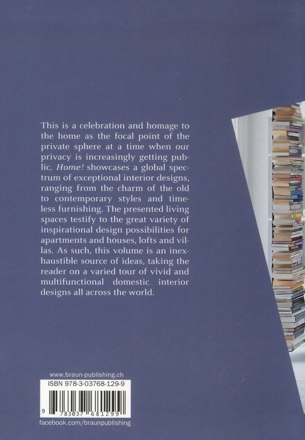 Quatrième de couverture de « HOME ! BEST OF LIVING DESIGN »