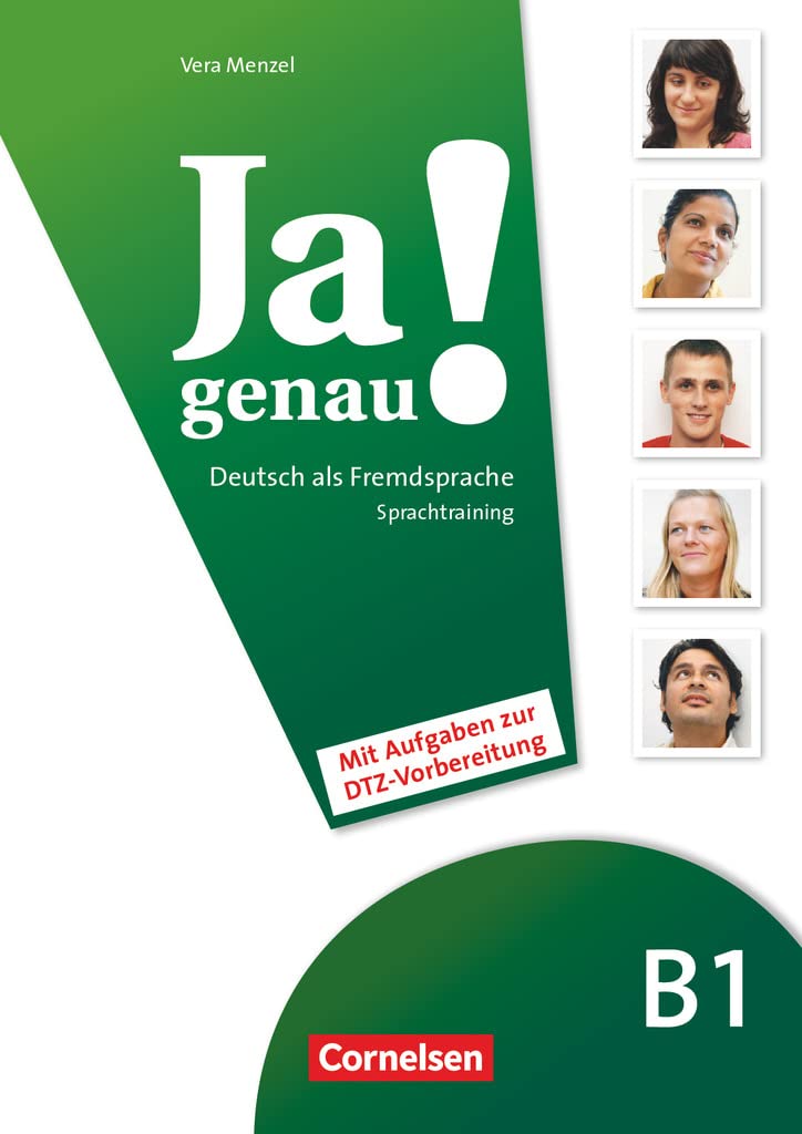 Couverture du livre « JA GENAU! B1 SPRACHTRAIN.DAZ », librairie Les Contes Infusés à Corte