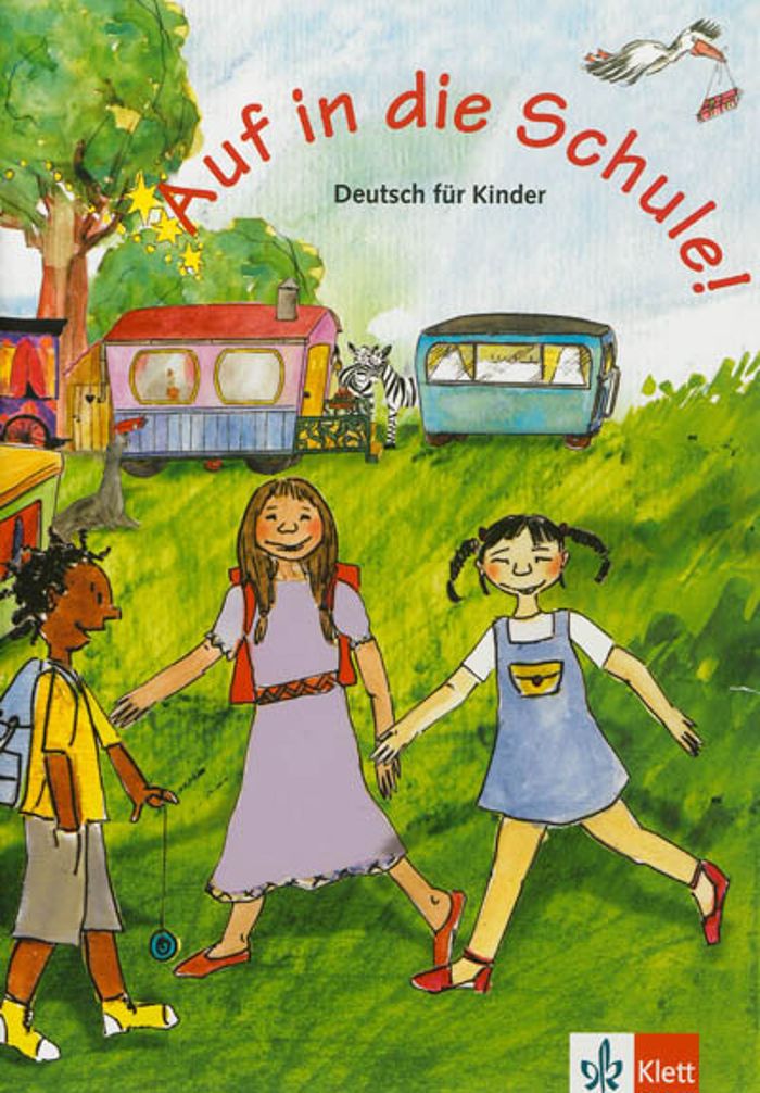 Couverture du livre « AUF IN DIE SCHULE! - LIVRE DE L'ELEVE » de Collectif, librairie Les Contes Infusés à Corte