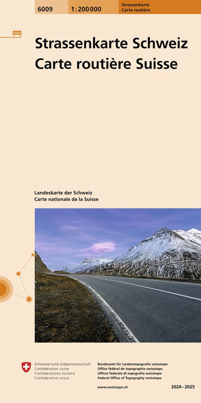 Couverture du livre « 6009 CARTE NATIONALE SUISSE N 5 2026/2027 » de Xxx, librairie Les Contes Infusés à Corte