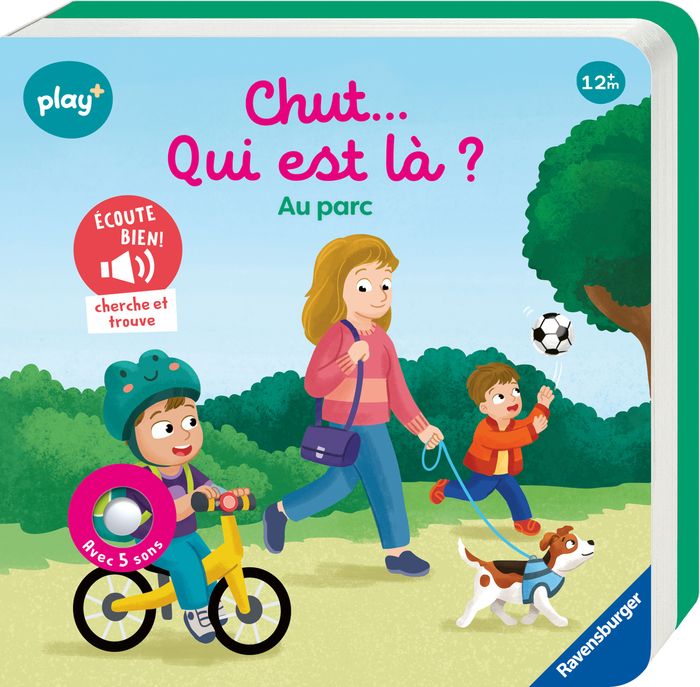 Couverture du livre « Au parc : cherche et trouve », librairie Les Contes Infusés à Corte