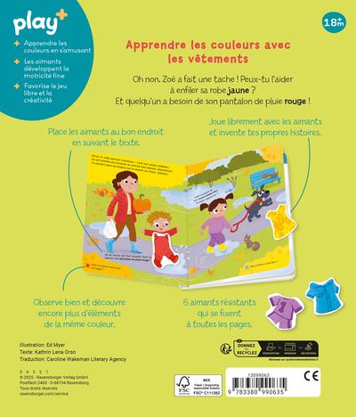 Quatrième de couverture de « Apprendre les couleurs en s'habillant »