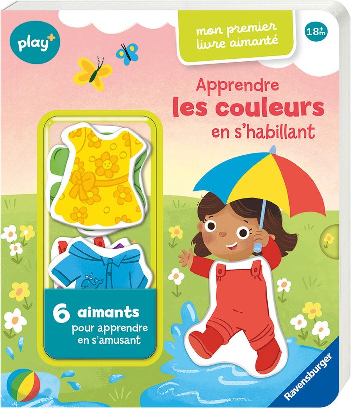 Couverture du livre « Apprendre les couleurs en s'habillant » de Kathrin Lena Orso, librairie Les Contes Infusés à Corte