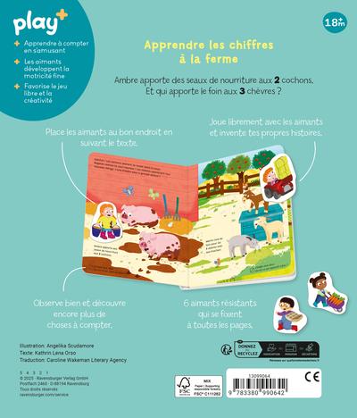 Quatrième de couverture de « Apprendre les chiffres à la ferme »