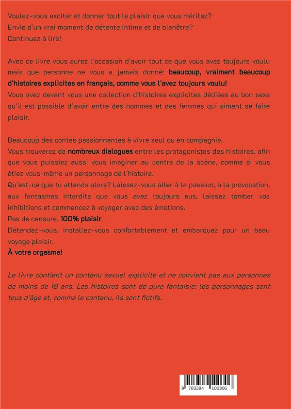 Quatrième de couverture de « ACTEUR PORNO - HISTOIRES EROTIQUES DE SEXE EXPLICITE, EN FRANCAIS »