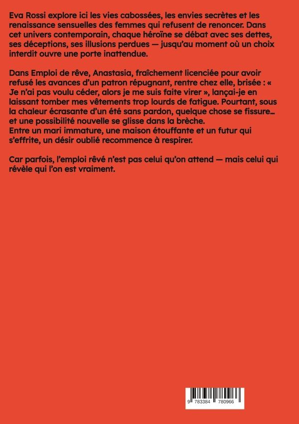 Quatrième de couverture de « EMPLOI DE REVE. 1 - NOUVELLES EROTIQUES DE SEXE TABOU POUR ADULTES »