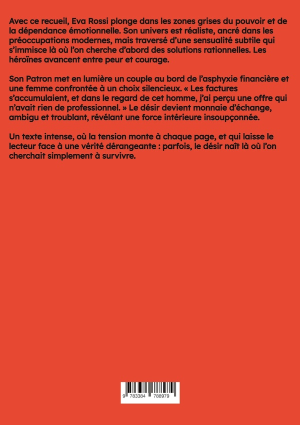 Quatrième de couverture de « SON PATRON - NOUVELLES EROTIQUES DE SEXE TABOU POUR ADULTES »