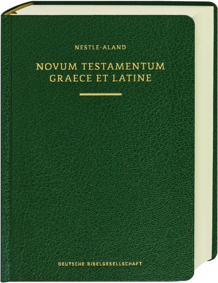 Couverture du livre « NOVUM TESTAMENTUM GRAECE ET LATINE », librairie Les Contes Infusés à Corte