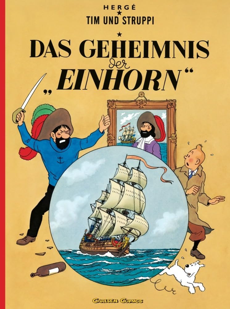 Couverture du livre « LE SECRET DE LA LICORNE (CARLSEN) » de Herge, librairie Les Contes Infusés à Corte