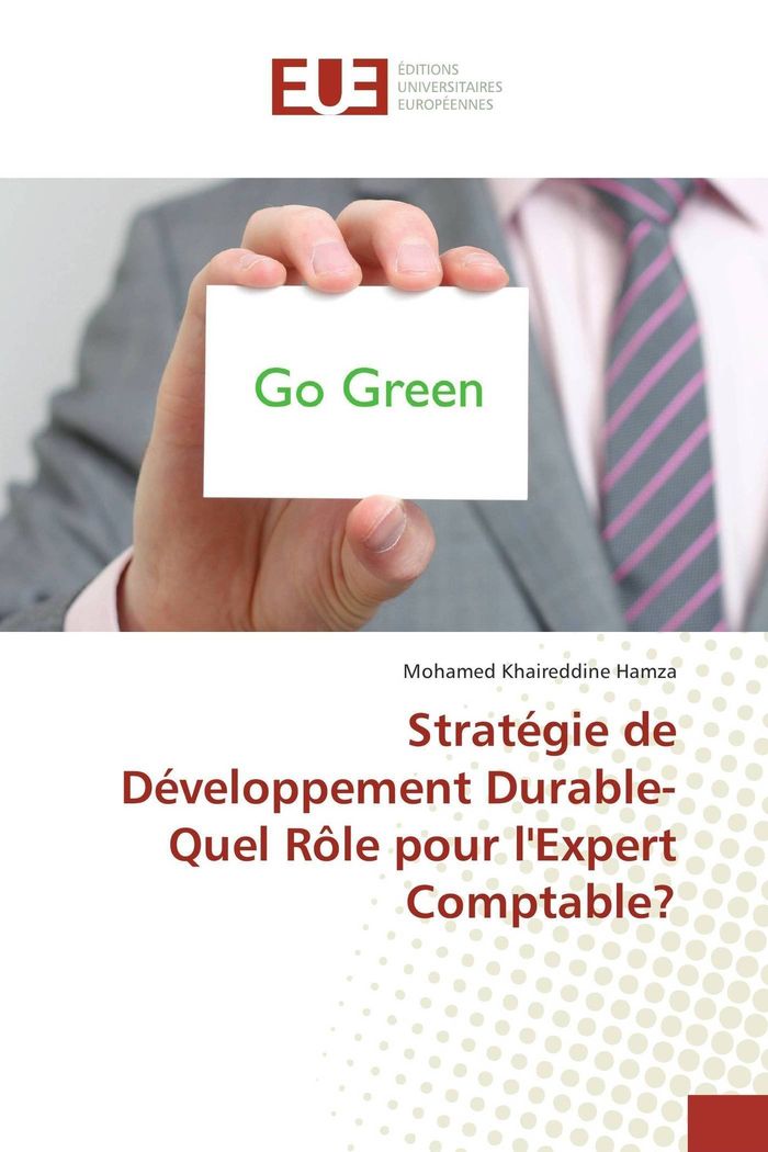 Couverture du livre « STRATEGIE DE DEVELOPPEMENT DURABLE-QUEL ROLE POUR LEXPERT COMPTABLE? » de Hamza M K., librairie Les Contes Infusés à Corte