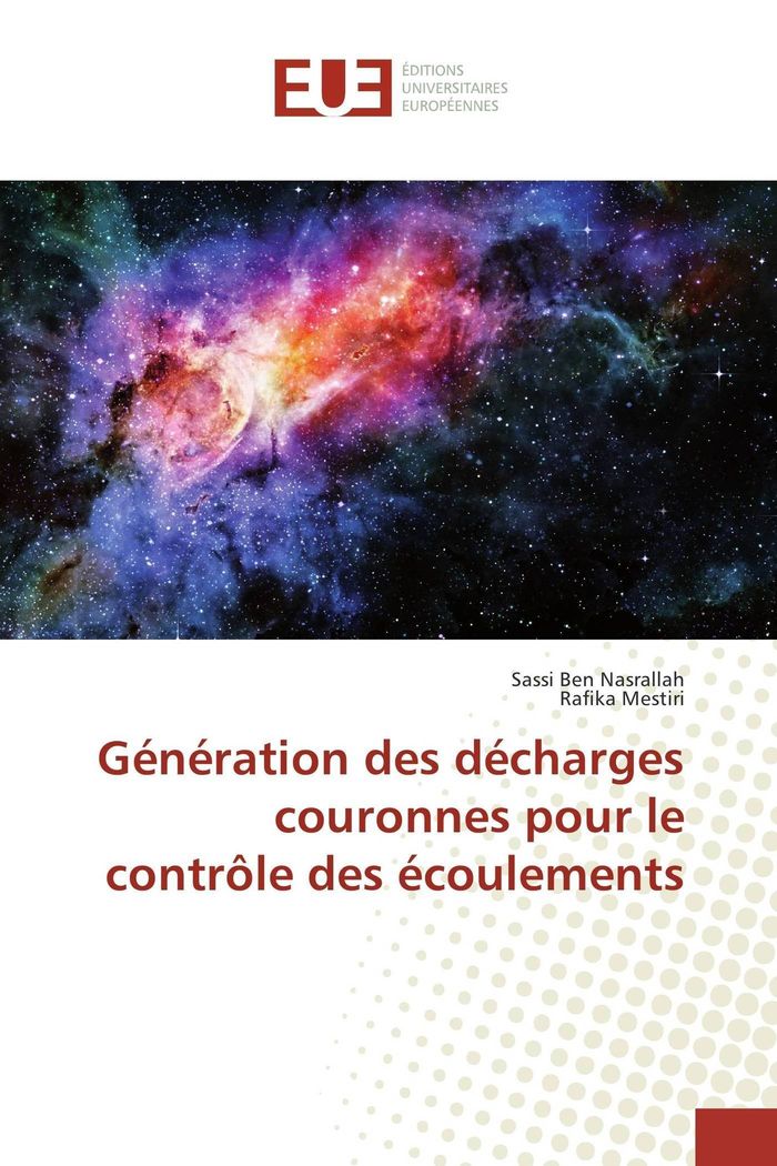Couverture du livre « GENERATION DES DECHARGES COURONNES POUR LE CONTROLE DES ECOULEMENTS » de Sassi Nasrallah, librairie Les Contes Infusés à Corte