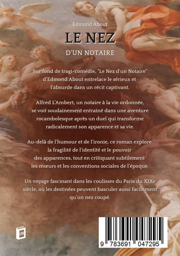 Quatrième de couverture de « LE NEZ D'UN NOTAIRE »