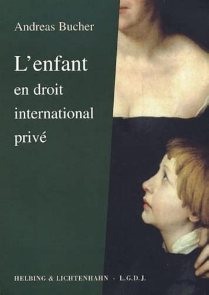 Couverture du livre « L'ENFANT EN DROIT INTERNATIONAL PRIVE », librairie Les Contes Infusés à Corte